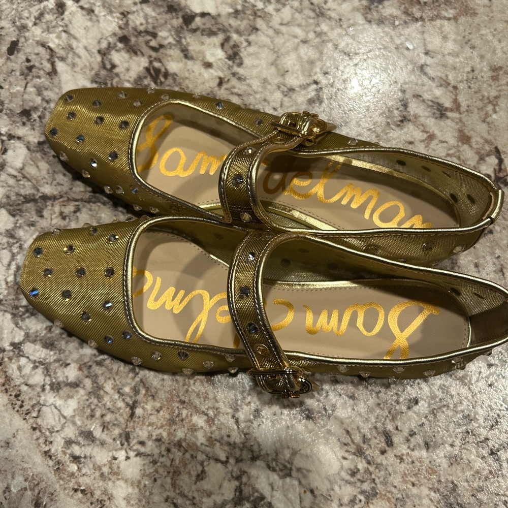 Sam Edelman Metallic Studded Flats - Picture 5 of 5